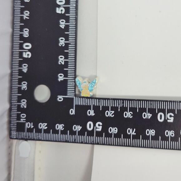 Disney Tinker Bell .925 Sterling Silver Beaded Charm - Picture 8 of 8